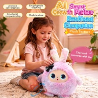Samtoycn Chat GPT Çok Dilli Yapay Zeka Robotu Yapay Uygulama Kontrollü Yumuşak Pamuklu Peluş Bebek Konuşan Yapay Zeka Peluş Oyuncak Dinamik Gözlü