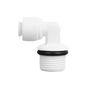 Adaptateur de raccord rapide en plastique pour filetage NPT femelle 1/2 pouce, raccord RO, source d'alimentation manuelle pour pièces de rechange 1/2x1/4 ou 1/2x3/8
