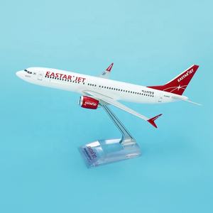 Eastar personnalisé <span class=keywords><strong>B737</strong></span> MAX <span class=keywords><strong>8</strong></span> 20cm 1/200 Mini modèle d'avion en plastique - Product Image 1