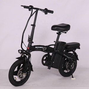 Vélo électrique urbain ultra-léger et portable 48V 10Ah 250W, 14 pouces, moteur à moyeu arrière 3 vitesses, avec batterie au lithium - Product Image 3