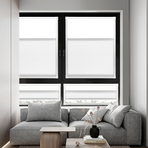 16 mm Cordless Blackout Cellular Fabric Frame Mini Honeycomb Blinds Made Measure for <strong>Windows</strong> Built-In Installation Plain - Product Image 5