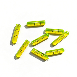 Niveau à bulle en verre <span class=keywords><strong>mini</strong></span> haute précision 6*6*27, cylindrique transparent avec outil de mesure suspendu - Product Image 1