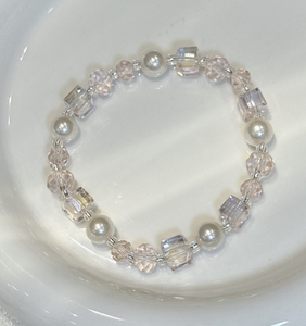 <span class=keywords><strong>Bracelet</strong></span> Aurora en cristal de rose naturel de Madagascar inspiré de l'eau pétillante de pêche, bijoux de luxe haut de gamme pour femmes - Product Image 2