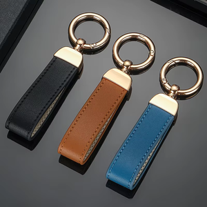 Portachiavi in Vera Pelle per Auto, per Uomo e Donna, Marca di Lusso, Universale, Personalizzabile con LOGO - Product Image 2