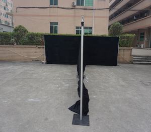 Kit de Telón de Fondo Divisor de Espacios, Ajustable de 3 a 23 pies de Altura, Portátil, con Tubos y Cortinas para Bodas y Eventos - Product Image 3