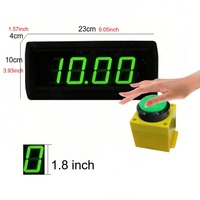 GANXIN Jam Reaksi 10 Detik LED Digital, Laris Manis, Permainan Tantangan 10 Detik, Timer untuk Alat Promosi & Pemasaran Retail
