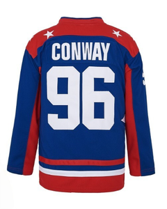 Ijshockey Truien Groothandel Machtige Eenden D2 Filmteam Usa Ijshockey Pak Rood Blauw - Product Image 1