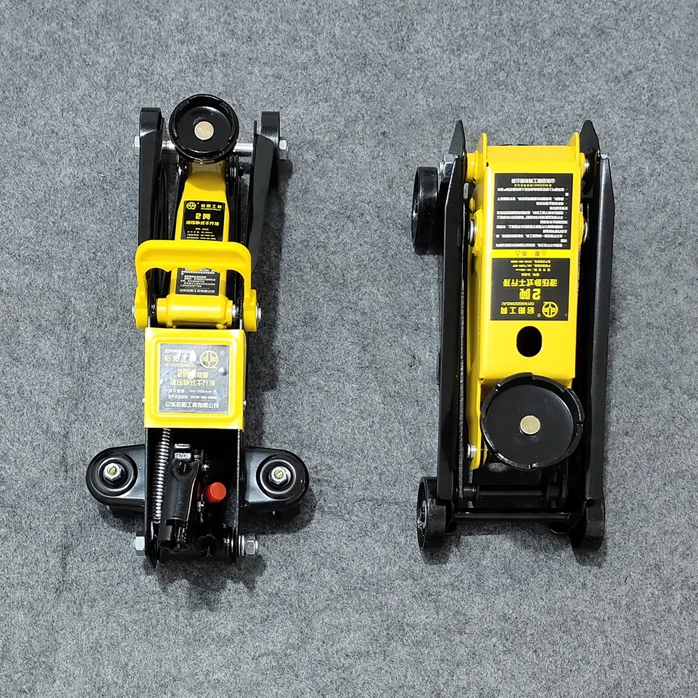 Hot Sale 2t Yellow Hydraulic Light Portable Lifting Horizontal Jack For Cars