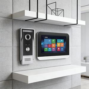 <span class=keywords><strong>Videoportero</strong></span> con Cable, Sistema Tuya, <span class=keywords><strong>Kit</strong></span> de Seguridad Inteligente para el Hogar con Cámara AHD, Comunicación Bidireccional - Product Image 1