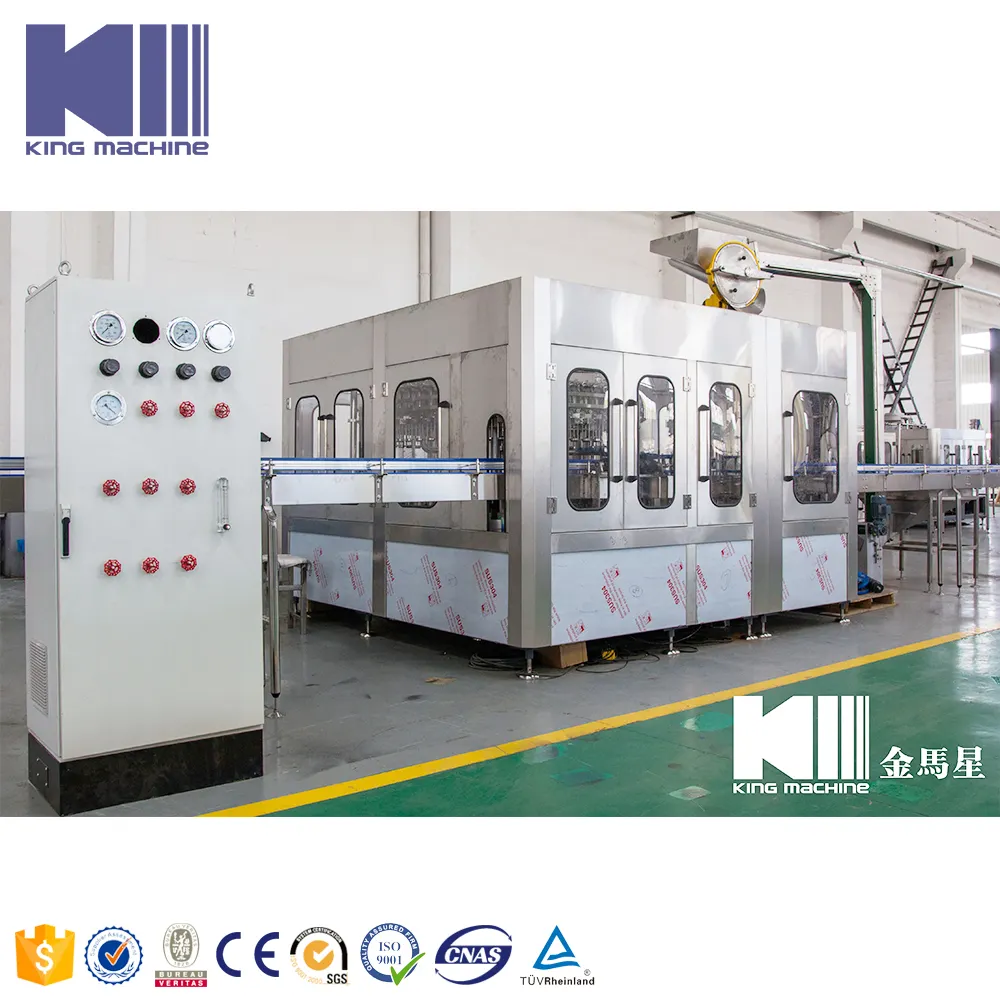 Automatic Glass Bottle Beer Filling Machine Making Line