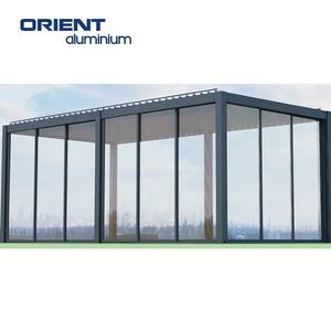 Fixe En Aluminium de Style Véranda Hiver Jardin Conservatoire Salle De Verre Serre Préfabriquée Système Toit <span class=keywords><strong>Solarium</strong></span> Modulaire - Product Image 4
