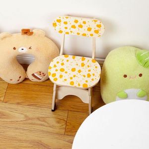 Easy to Assemble Wood <b>Study</b> <b>Chair</b> Cute Giraffe Theme Children Indoor Wooden <b>Chair</b> for Kids - Product Image 3