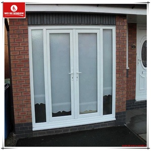 Diseño de casa moderna Columpio de jardín Puerta francesa individual Bisagras exteriores Puerta - Product Image 5