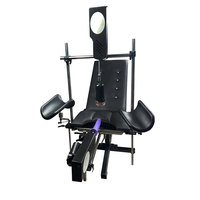 Chaise de Contrainte Multi-Angle BDSM Multi-Fonction Silencieuse Multi-Positions pour Hommes et Femmes