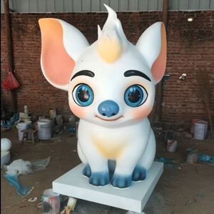 Statue di Animali in Fibra di Vetro per Villa, Scultura di <span class=keywords><strong>Pantera</strong></span> <span class=keywords><strong>Nera</strong></span> per Esterni, Statue Creative per Esterni - Product Image 2