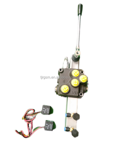 Customized Hydraulic Control Valve Sectional Valve Electrically Controlled Monoblock Joystick Directional Control Valve