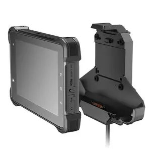 PC Tablet Kasar Kendaraan 7 Inci 4G Lte GPS Android Pelacak Mobil MDT Komputer Tahan Air