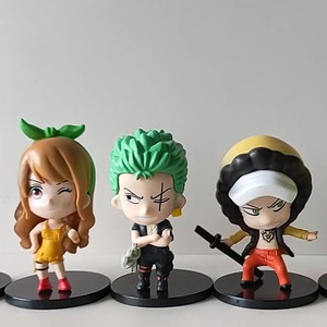 Dihua 10Cm Tùy Chỉnh PVC Smiley Luffy Mô Hình Phim Hoạt Hình Onepieces Phim Hoạt Hình Hành Động Hình - Product Image 2