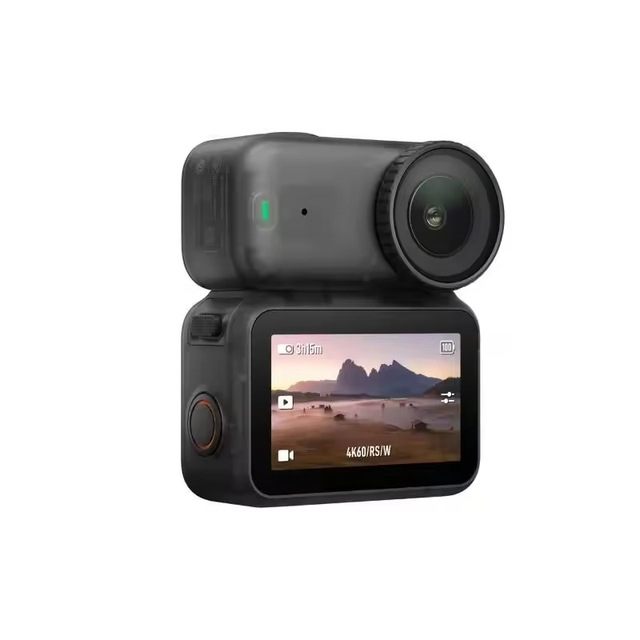 10-Bit & D-Log M Osmo Nano 64GB Vlog Camera 4K 60fps Pocket Gimbal 143° FOV Dual Microphones Magnetic Action Stabilizer