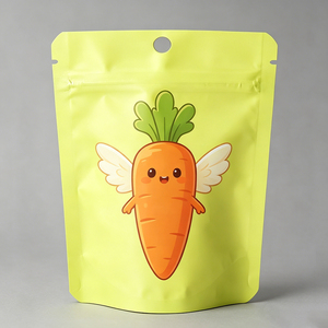 Customized 3.5g food grade polyester film standing <b>bag</b>, moisture-proof zipper <b>packaging</b> <b>bag</b>, plastic <b>bag</b> - Product Image 4