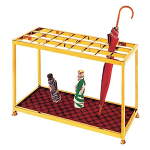 Porte-parapluies en métal torsadé, support autoportant pour parapluies, <span class=keywords><strong>rangement</strong></span> décoratif pour hôtel, hôpital, bureau, entrée - Product Image 3