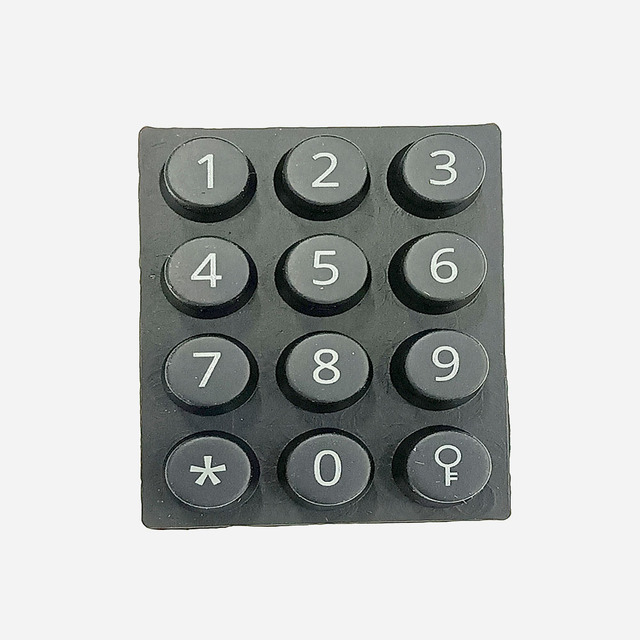 Customized Food Grade Silicone Waterproof Durable Keypad for Home Appliances and Mobile Phones