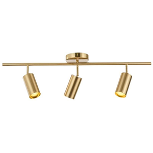 Moderna Lampada da Soffitto a 3 Luci in Alluminio LED, Faretto Nero Lungo, Illuminazione Regolabile per Negozi e Gallerie d'Arte - Product Image 3