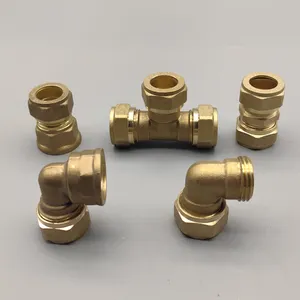 Pipe Fittings 15mm X1/2''- 54mm X2'' CM Brass Elbow Press Fittings