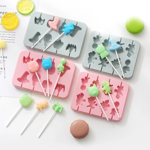 Gummy Khuôn Kit Cấp Thực Phẩm Silicone Sô Cô La Lollipop Khuôn Thân Thiện Với Môi Bánh Công Cụ Để Làm Số Hình Bánh - Product Image 1