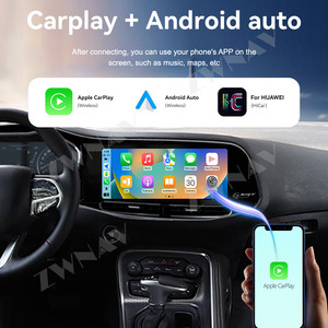 ZWNAV 12,3 дюймов Carplay для Dodge Challenger 2010-2024 автомобильное радио GPS навигация мультимедийный видеоплеер дисплей экран автомобиля аудио - Product Image 4