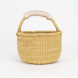 Panier Bolga en jonc de mer écologique et élégant, durable, multifonctionnel, pour le marché, le rangement et la décoration intérieure, fabriqué au Vietnam - Product Image 3