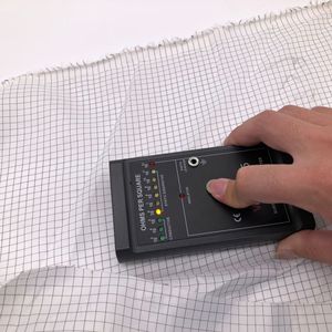98% Polyester + 2% 5Mm Lưới Carbon Vải Chống Tĩnh Dẫn Điện Phòng Sạch Dệt Vải Phòng Chống Tĩnh Điện ESD Vải - Product Image 5
