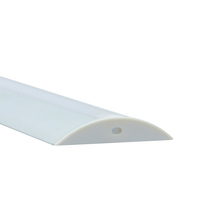 Profilé en aluminium 6063-T5 encastré pour LED, 57*10mm, extrusion pour bandes lumineuses LED, décorations, service de découpe