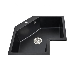 Fregadero <span class=keywords><strong>de</strong></span> <span class=keywords><strong>Cocina</strong></span> Comercial Moderno, Diseño Irregular Especial, Montaje Superior, <span class=keywords><strong>de</strong></span> Cuarzo, Granito o <span class=keywords><strong>Roca</strong></span>, Fregadero <span class=keywords><strong>de</strong></span> <span class=keywords><strong>Cocina</strong></span> <span class=keywords><strong>de</strong></span> Esquina - Product Image 2