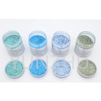 Pigments nacrés en poudre de verre borosilicate de mica perlé de qualité cosmétique pour cosmétiques pour ongles Type aluminium et titane