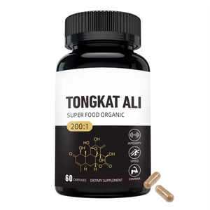 VitaHall Tongkat Ali Kapsülleri 60 Adet, Erkek Sağlığı İçin Panax <span class=keywords><strong>Ginseng</strong></span> Tozu ile - Doğal Bitkisel Takviye Yetişkin Kullanımı Gıda Sınıfı - Product Image 1