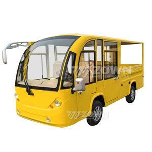 รถบัสไฟฟ้าเที่ยวชมเมือง ZOWN 23 ที่นั่ง ใช้พลังงานแบตเตอรี่ 72V สีสั่งทำได้ รับประกัน 2 ปี ตัวถังขึ้นรูปด้วยวิธีฉีดพลาสติก 8-10 ที่นั่ง - Product Image 6