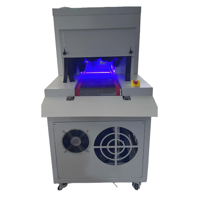 New Label Ink Varnish UV LED Curing Oven with Water Cooling Semi-Automatic Desktop Small Ultraviolet Lamp