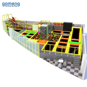 Nhà máy tùy chỉnh sức sống <span class=keywords><strong>Trampoline</strong></span> công viên nhỏ sân chơi trong nhà Sáng tạo thiết bị sân chơi trong nhà với Slide - Product Image 5