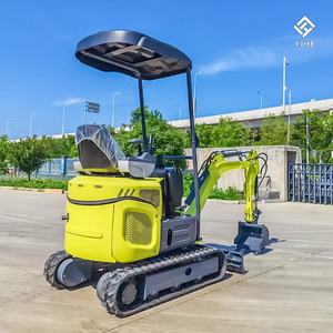 <span class=keywords><strong>Mini</strong></span> Excavadora de 1.3 Toneladas, Excavadora de Orugas de Alta Resistencia con Accesorio de Enganche Rápido para Agricultura y Jardinería - Product Image 4