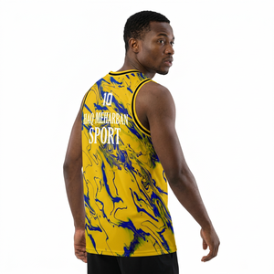 Camiseta de Baloncesto Haq Meharban para Hombre, Sin Mangas, Sublimada, de Secado Rápido, Ajuste Atlético, para Todas las Temporadas, con Logotipo Frontal - Product Image 6
