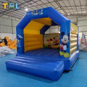 Hot Selling Disco Mickey Donald Duck Bounce House Te Koop Op Maat