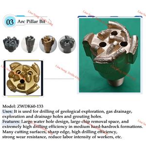 Broca Concaba Pdc Bit Côncavo Broca De Perfuração De Diamante Broca Pdc 75 95 113 133mm - Product Image 4