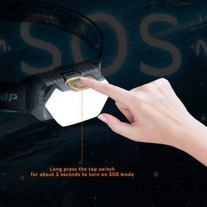 1000 Lumens Độ sáng cao <span class=keywords><strong>Led</strong></span> cảm biến Đèn pha 9*9 chế độ không thấm nước có thể sạc lại đèn pha cho cắm trại câu cá chạy - Product Image 3