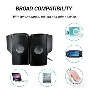 Mini haut-parleur USB portable à clipser en plastique pour ordinateur portable, ordinateur <span class=keywords><strong>de</strong></span> bureau, tablette, lecteur <span class=keywords><strong>de</strong></span> musique - Product Image 3