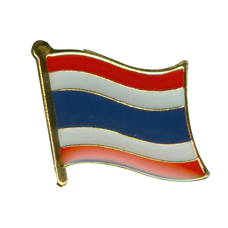 Geschenk individuelle Revers-Stifte für Rucksäcke Emaille-Stifte Broschen Kleidung Aufkleber Modeaccessoires Indonesien Samoa Thailand Flagge-Stift
