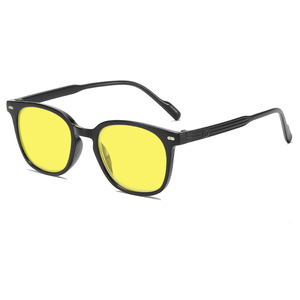 Gafas con Marco Cuadrado de <span class=keywords><strong>PC</strong></span>, con Bloqueo de <span class=keywords><strong>Luz</strong></span> <span class=keywords><strong>Azul</strong></span> y <span class=keywords><strong>Lentes</strong></span> con Tinte Amarillo y Rojo <span class=keywords><strong>para</strong></span> Conducir de Noche, al por Mayor - Product Image 4