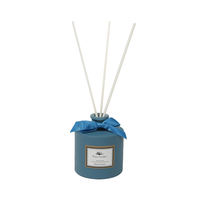 Bouteille de diffuseur en verre de luxe de cinq couleurs mates avec la boîte Bouteille ronde de diffuseur de roseau avec la boîte