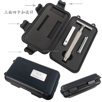 Dishi Portable rasoir de sécurité étui de protection couverture rasage pochette support rasoir noir étui de voyage pour hommes rasoir
