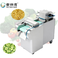 Premium roestbestendige multifunctionele fruit- en groentesnijmachine, hygiënische roestvrijstalen processor, 750W motor voor hotels